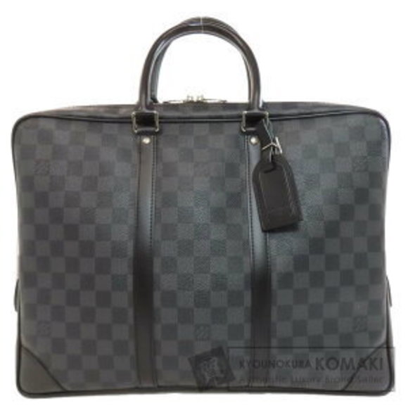 Louis Vuitton Porte Document Voyage Business Bag Damier Canvas - Picture 1 of 9